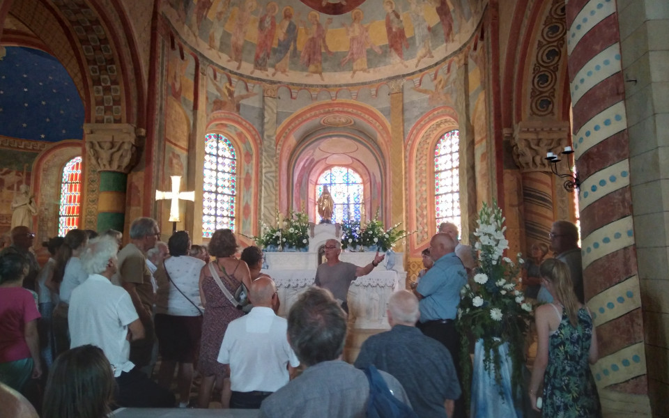 Visite guidée André  - Crédits photo : Amis de l'église Anzy / M. Dupont