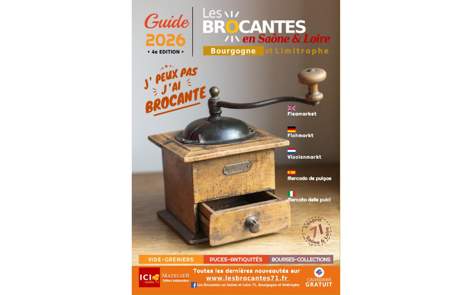 Le guide des brocantes 2026 - Crédits photo : ICI MEDIA 71
